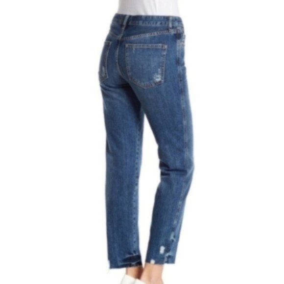 Free People Womens Slim Boyfriend Jeans - Picture 2 of 4